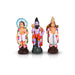 Dasavatharam Clay Golu Bommai Set - 12 x 5 Inches | Giri Golu Doll/ Navaratri Golu Bomma/Gombe/Bommai - Clay Kolu Bommai