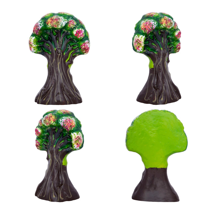 Adi Shankara with 4 Disciples Paper Mache Golu Bommai Set - 9 x 4 Inches | Giri Golu Doll/ Navaratri Golu Bomma/Gombe/Bommai - Paper Mache Kolu Bommai