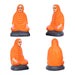Adi Shankara with 4 Disciples Paper Mache Golu Bommai Set - 9 x 4 Inches | Giri Golu Doll/ Navaratri Golu Bomma/Gombe/Bommai - Paper Mache Kolu Bommai