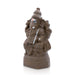 Eco Friendly Ganesh Murti Sitting On Base - 10.5 x 6 inches | Clay Vinayaka Statue for Ganapati Chaturthi - Eco Friendly Ganesha