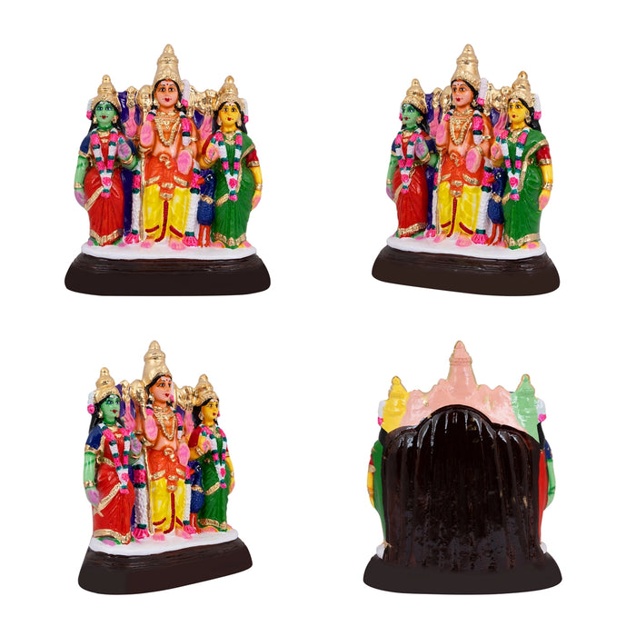 Arupadai Veedu Murugan Paper Mache Golu Bommai Set - 10 x 8.5 Inches | Giri Golu Doll/ Gombe/ Navaratri Bommai