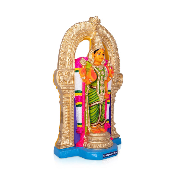 Garbarakshambigai Paper Mache Golu Bommai - 22 x 13 Inches | Giri Golu Doll/Navaratri Golu Bomma/Gombe/Bommai - Paper Mache Kolu Bommai