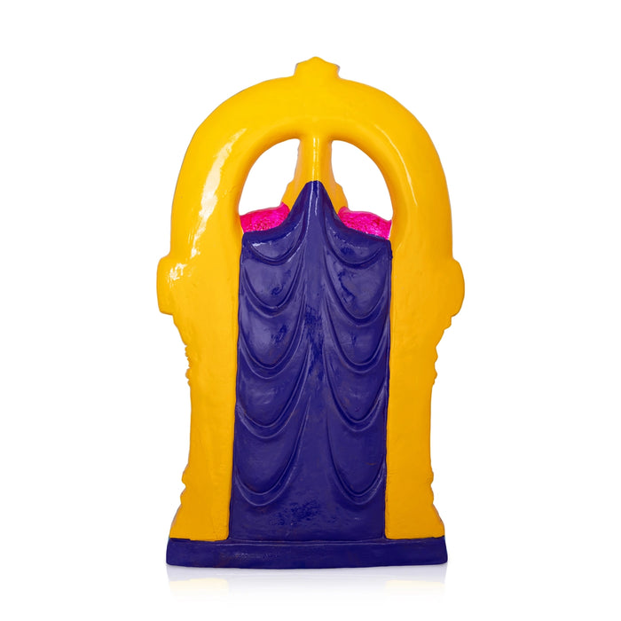 Garbarakshambigai Paper Mache Golu Bommai - 22 x 13 Inches | Giri Golu Doll/Navaratri Golu Bomma/Gombe/Bommai - Paper Mache Kolu Bommai