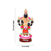 Akilandeswari Paper Mache Golu Bommai - 15.5 x 8 Inches | Giri Golu Doll/ Navaratri Golu Bomma/ Gombe/ Bommai - Paper Mache Kolu Bommai