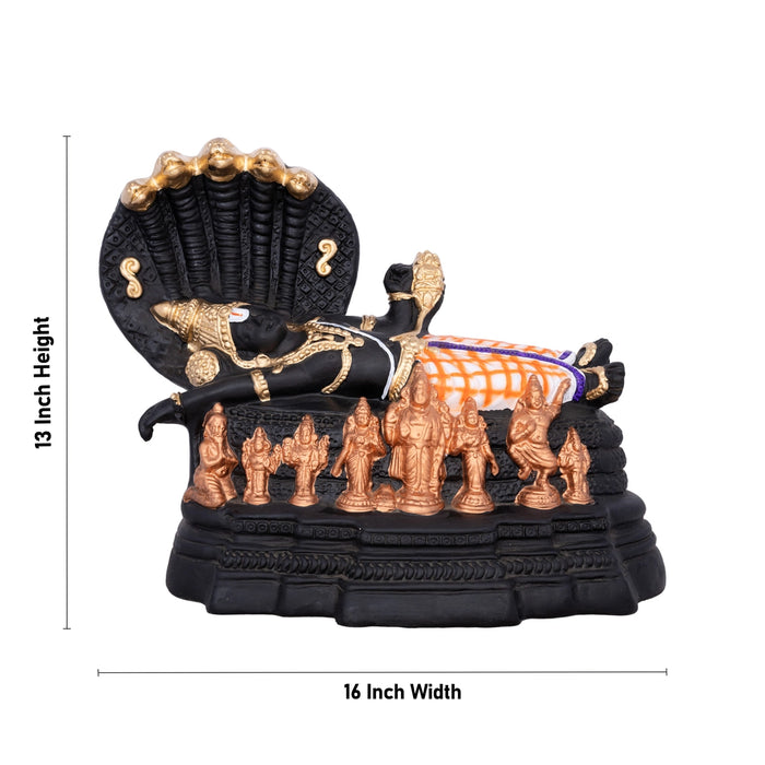 Veeraraghava Perumal Paper Mache Golu Bommai - 13 x 16 Inches | Giri Golu Doll/Navaratri Golu Bomma/Gombe/Bommai - Paper Mache Kolu Bommai