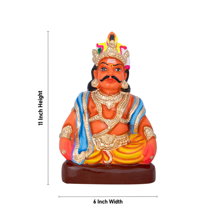 Maya Bazar Paper Mache Golu Bommai Set - 11 x 6 Inches | Giri Golu Doll/ Navaratri Golu Bomma/ Gombe/ Bommai - Paper Mache Kolu Bommai