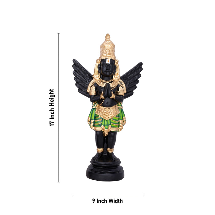 Garuda Hanuman Paper Mache Golu Bommai Pair - 17 x 9 Inches | Giri Golu Doll/Navaratri Golu Bomma/Gombe/Bommai - Paper Mache Kolu Bommai