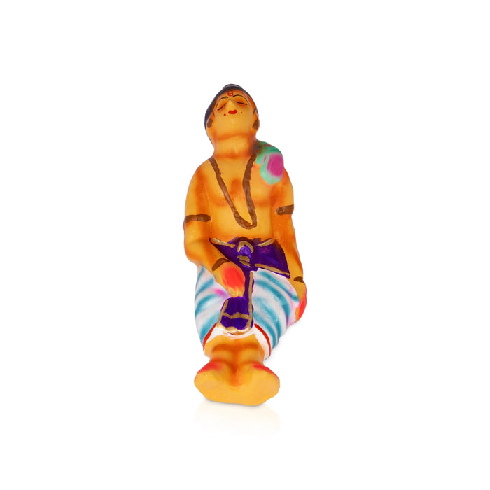 Sanjeevi Malai Clay Golu Bommai Set - 10 x 8 Inches | Giri Golu Doll/ Navaratri Golu Bomma/ Gombe/ Bommai