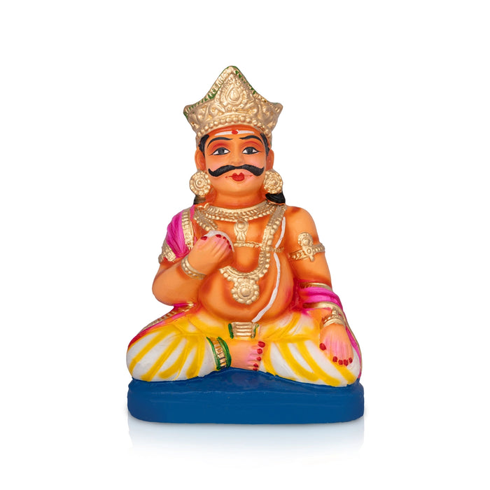 Maya Bazar Clay Golu Bommai Set - 12 x 8.5 Inches | Giri Golu Doll/ Navaratri Kolu Bommalu/ Bommai/ Dasara Doll