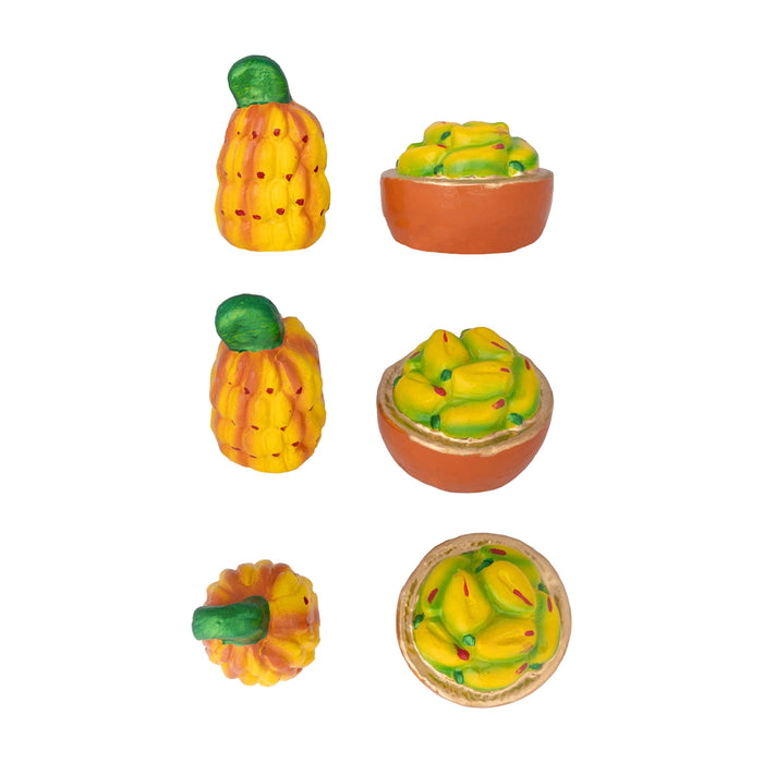 Maya Bazar Clay Golu Bommai Set - 12 x 8.5 Inches | Giri Golu Doll/ Navaratri Kolu Bommalu/ Bommai/ Dasara Doll