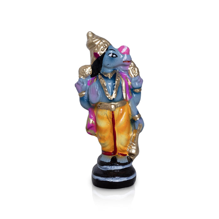 Dasavataram Clay Golu Bommai Set -6.75 x 2.5 Inches | Golu Doll/ Navaratri Golu Bomma/ Gombe/ Bommai - Clay Kolu Bommai