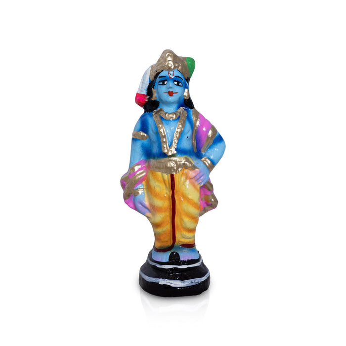 Dasavataram Clay Golu Bommai Set -6.75 x 2.5 Inches | Golu Doll/ Navaratri Golu Bomma/ Gombe/ Bommai - Clay Kolu Bommai
