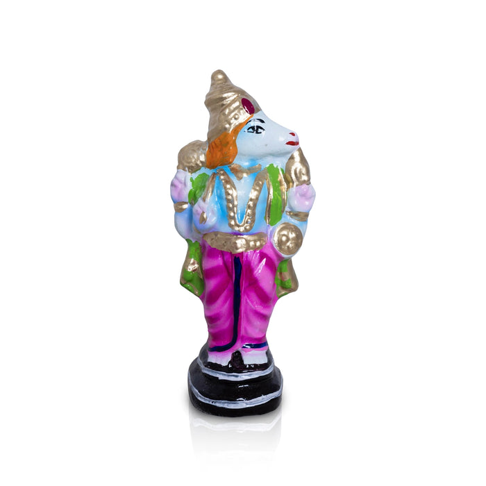Dasavataram Clay Golu Bommai Set -6.75 x 2.5 Inches | Golu Doll/ Navaratri Golu Bomma/ Gombe/ Bommai - Clay Kolu Bommai