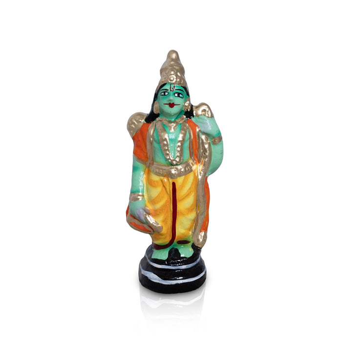 Dasavataram Clay Golu Bommai Set -6.75 x 2.5 Inches | Golu Doll/ Navaratri Golu Bomma/ Gombe/ Bommai - Clay Kolu Bommai