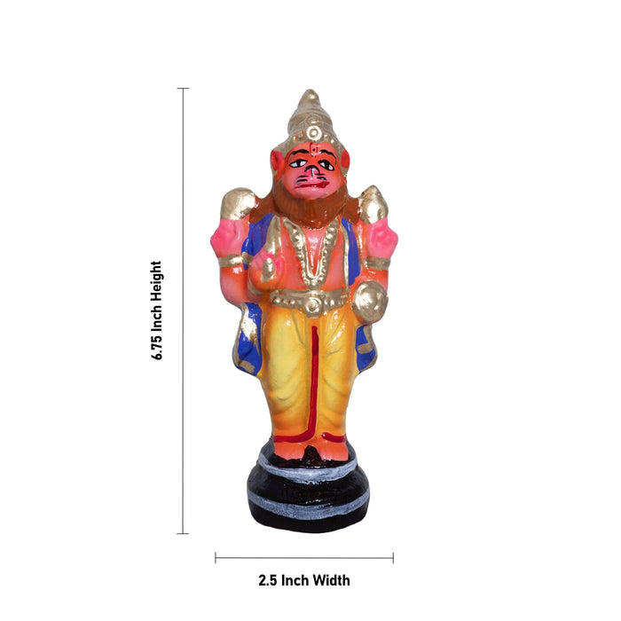 Dasavataram Clay Golu Bommai Set -6.75 x 2.5 Inches | Golu Doll/ Navaratri Golu Bomma/ Gombe/ Bommai - Clay Kolu Bommai