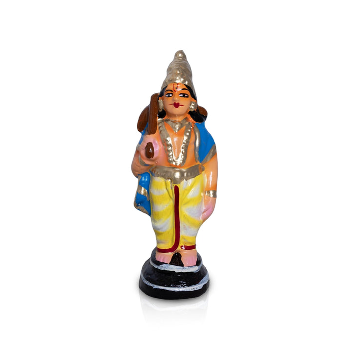 Dasavataram Clay Golu Bommai Set -6.75 x 2.5 Inches | Golu Doll/ Navaratri Golu Bomma/ Gombe/ Bommai - Clay Kolu Bommai
