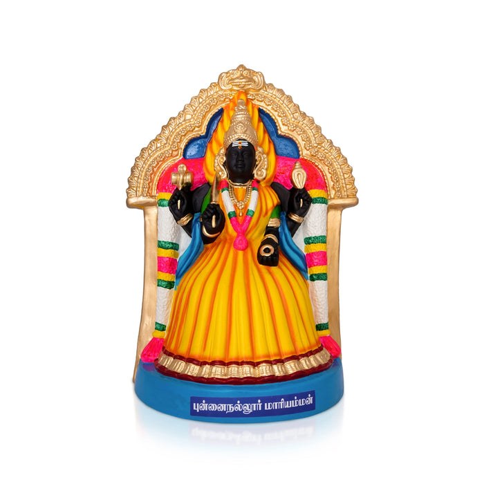 Punnainallur Mariamman Paper Mache Golu Bommai - 17 x 12 Inches | Giri Golu Doll/ Navaratri Golu Bomma/ Gombe