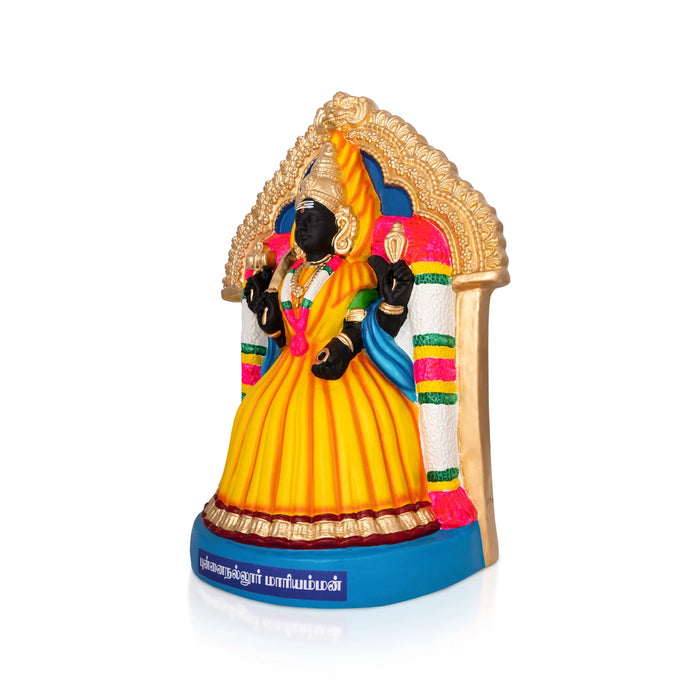Punnainallur Mariamman Paper Mache Golu Bommai - 17 x 12 Inches | Giri Golu Doll/ Navaratri Golu Bomma/ Gombe