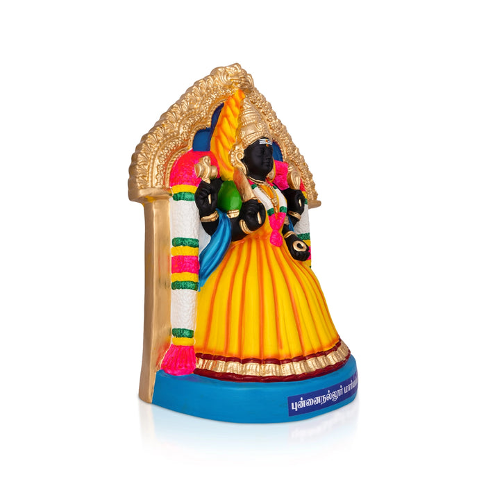 Punnainallur Mariamman Paper Mache Golu Bommai - 17 x 12 Inches | Giri Golu Doll/ Navaratri Golu Bomma/ Gombe