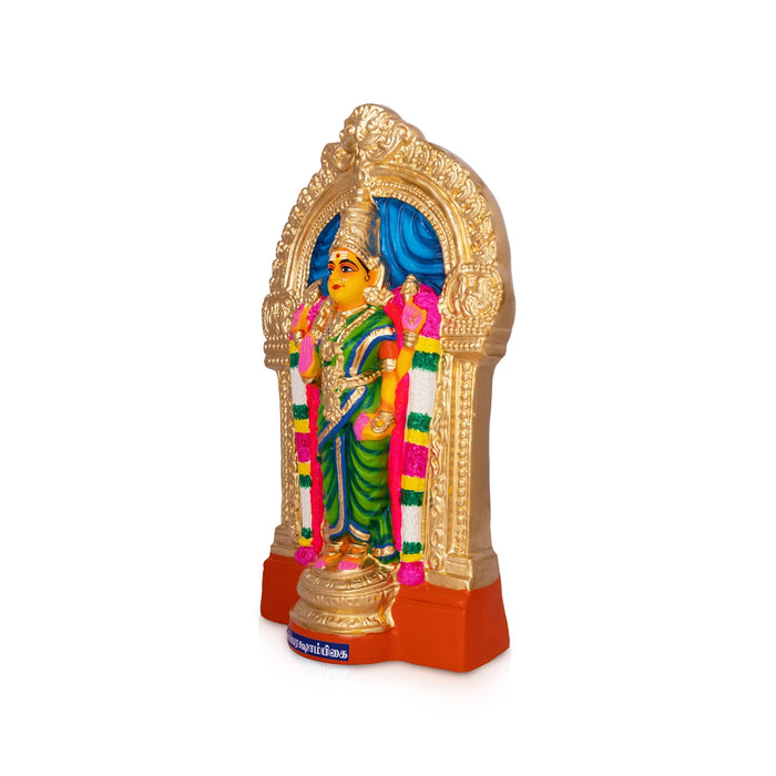 Garbharakshambikai Paper Mache Golu Bommai - 17.5 x 10 Inches | Giri Golu Doll/ Navaratri Kolu Bomma/ Gombe