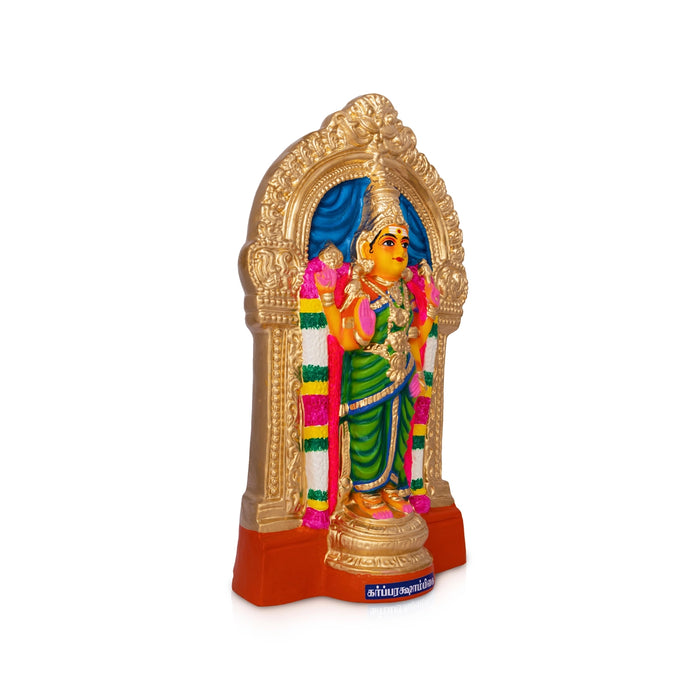 Garbharakshambikai Paper Mache Golu Bommai - 17.5 x 10 Inches | Giri Golu Doll/ Navaratri Kolu Bomma/ Gombe