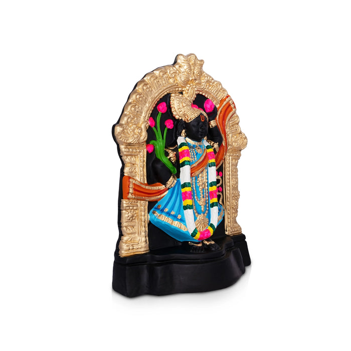 Dwaraka Krishna Paper Mache Golu Bommai - 17 x 12 Inches | Giri Golu Doll/ Navaratri Kolu Bomma/ Gombe/ Bommai