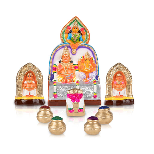 Handcrafted Navaratri Golu inspired by Indian culture, perfect for golu bommai set