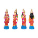 Ramar Statue Clay Golu Bommai Set - 10 x 5 Inches | Giri Golu Doll/ Navaratri Golu Bomma/Gombe/Bommai - Clay Kolu Bommai
