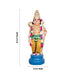 Ramar Statue Clay Golu Bommai Set - 10 x 5 Inches | Giri Golu Doll/ Navaratri Golu Bomma/Gombe/Bommai - Clay Kolu Bommai
