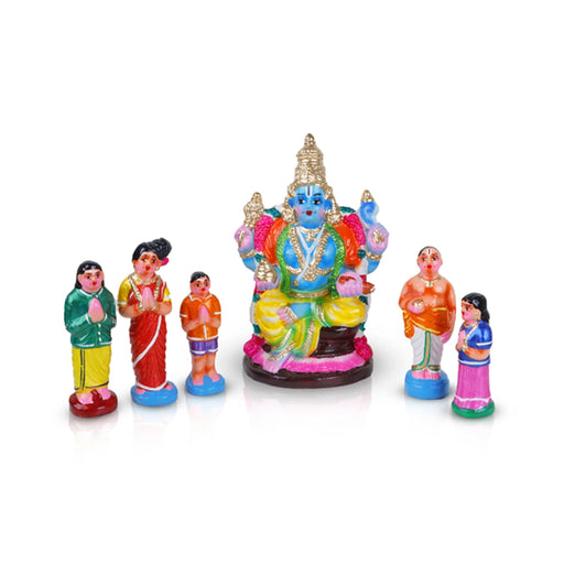 Handcrafted Navaratri Golu inspired by Indian culture, perfect for golu bommai set