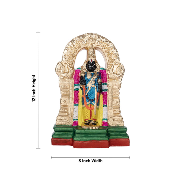 Parthasarathy Perumal Clay Golu Bommai Set - 12 x 8 Inches | Giri Golu Doll/ Navaratri Golu Bomma/Gombe/Bommai - Clay Kolu Bommai