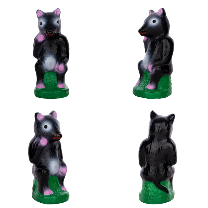 Lion King Story Clay Golu Bommai Set - 6.5 x 3 Inches | Giri Golu Doll/ Navaratri Golu Bomma/Gombe/Bommai - Clay Kolu Bommai