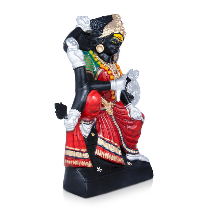 Vakrakali Amman Paper Mache Golu Bommai - 18 x 14 Inches | Giri Golu Doll/ Navaratri Golu Bomma/Gombe/Bommai