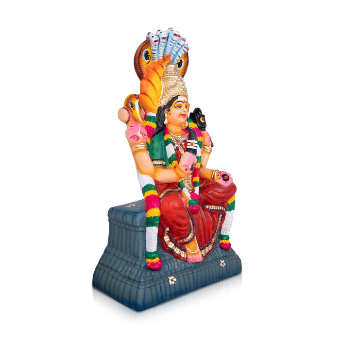 Mariamman Paper Mache Golu Bommai - 18 x 10 Inches | Giri Golu Doll/ Navaratri Golu Bomma/Gombe/Bommai