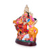 Durga Sitting On Tiger Paper Mache Golu Bommai - 18 x 12 Inches | Giri Golu Doll/ Navaratri Golu Bomma/Gombe - Paper Mache Kolu Bommai