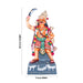Madurai Veeran Paper Mache Golu Bommai - 18 x 9 Inches | Giri Golu Doll/ Navaratri Golu Bomma/Gombe/Bommai - Paper Mache Kolu Bommai