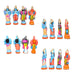 Dasavatharam Clay Golu Bommai Set - 9 x 3.5 Inches | Giri Golu Doll/ Navaratri Golu Bomma/ Gombe/ Bommai - Clay Kolu Bommai