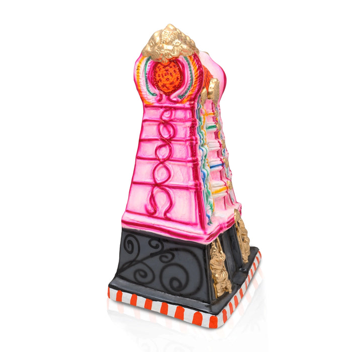 Raja Gopuram Paper Mache Golu Bommai - 19 x 11 Inches | Giri Golu Goll/ Navartri Kolu Bommai/ Dasara Doll