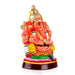 Ganesh Murti Paper Mache Golu Bommai - 15 x 10 Inches | Ganpati Murti/ Vinayaka Statue/ Ganesh Chaturthi Decor - Paper Mache Kolu Bommai