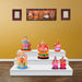 Beautiful navarathri golu stand used in festive golu doll set and bommala koluvu dolls celebrations