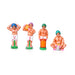 Agriculture Clay Golu Bommai Set - 7 x 7 Inches | Giri Golu Doll/ Navaratri Golu Bomma/ Gombe/ Bommai - Clay Kolu Bommai