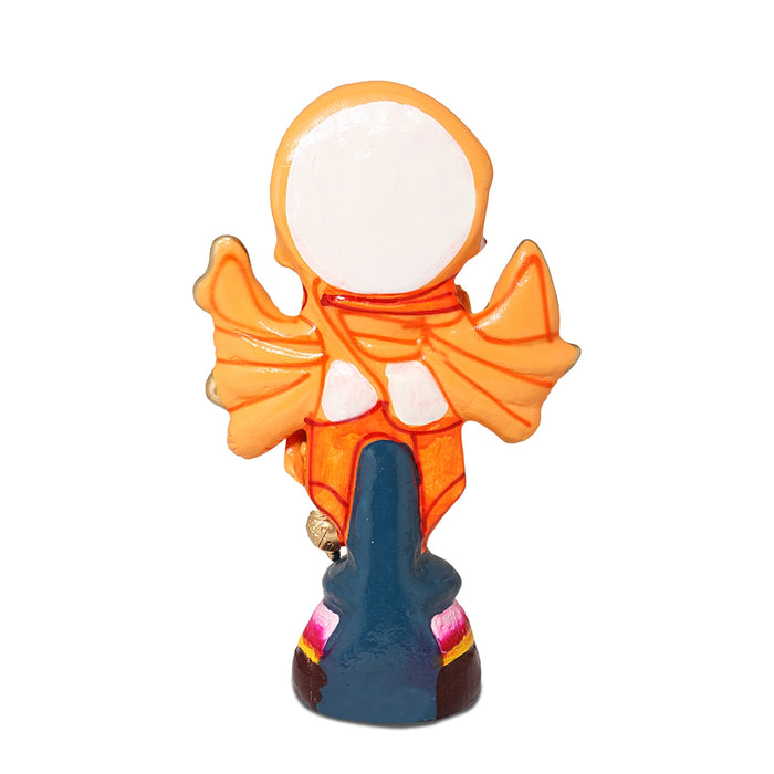 Panchamukha Hanuman Paper Mache Golu Bommai - 13 x 9 Inches | Giri Golu Doll/Navaratri Golu Bomma/Gombe/Bommai - Paper Mache Kolu Bommai