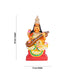 Lakshmi Ganesh Saraswati Idol Clay Golu Bommai Set - 10 x 5 Inches | Giri Golu Doll/Navaratri Golu Bomma/Gombe - Clay Kolu Bommai