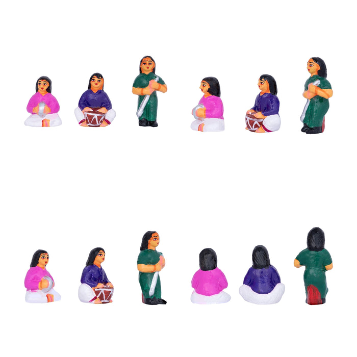 Kumbhakarna Paper Mache Golu Bommai Set - 9 x 17.5 Inches | Giri Golu Doll/ Navaratri Golu Bomma/ Gombe/Bommai - Paper Mache Kolu Bommai