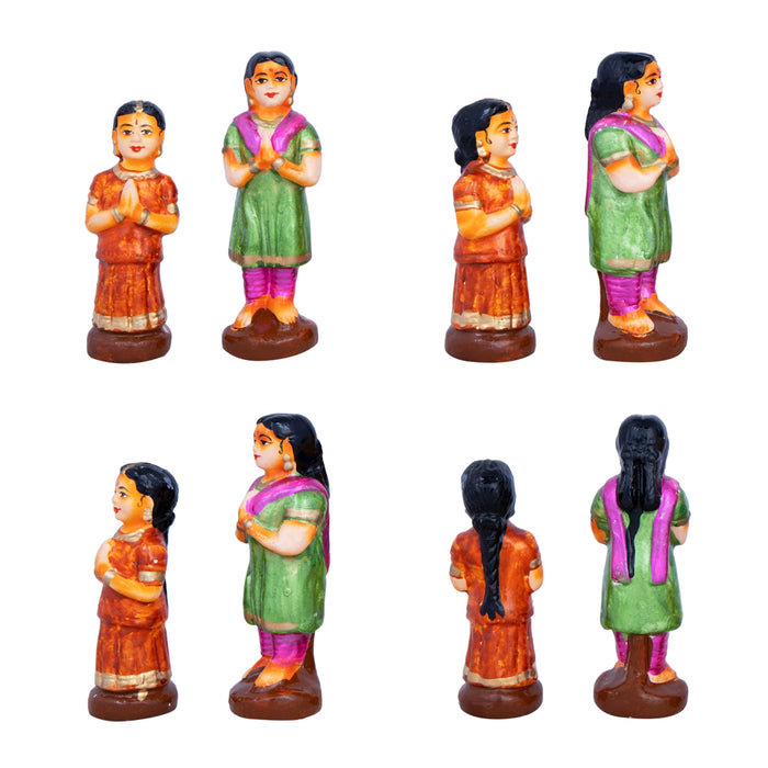 Vinayagar Kumbabishekam Paper Mache Golu Bommai Set - 24 x 12 Inches | Giri Golu Doll/ Navaratri Golu Bomma