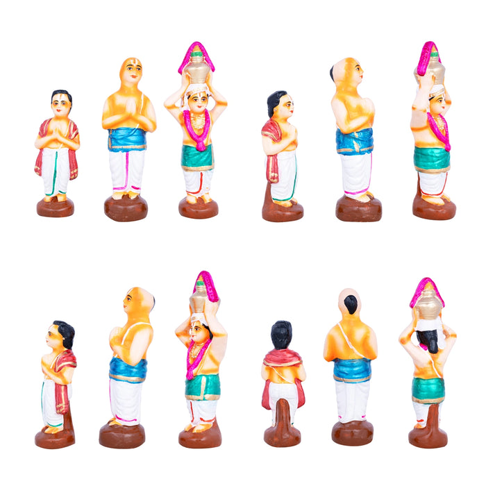 Tirupati Kumbabishekam Paper Mache Golu Bommai Set - 22 x 12 Inches | Giri Golu Doll/ Navaratri Golu Bomma