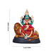 Lakshmi Saraswathi Durga Clay Golu Bommai Set - 8 x 9 Inches | Giri Golu Doll/ Navaratri Golu Bomma/Gombe/Bommai - Clay Kolu Bommai