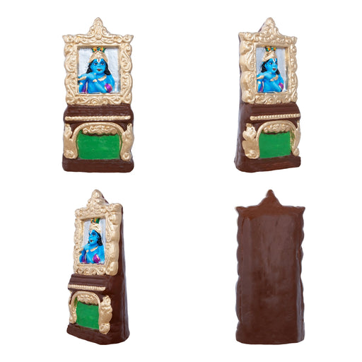 Vaaranam Aayiram Clay Golu Bommai Set - 10 x 8 Inches | Giri Golu Doll/ Navaratri Golu Bomma/Gombe/Bommai - Clay Kolu Bommai