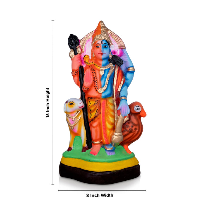 Sankara Narayanan Paper Mache Golu Bommai -16 x 8 Inches | Giri Golu Doll/ Navaratri Golu Bomma/Gombe/Bommai