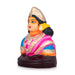 Gowri Face Clay Golu Bommai - 5 x 3.5 Inches | Giri Golu Doll/ Navaratri Golu Bomma/Gombe/Bommai - Clay Kolu Bommai